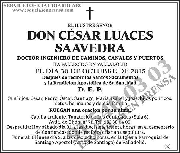 César Luaces Saavedra